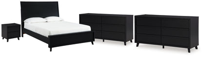 Danziar Queen Panel Bed, 2 Dressers and Nightstand