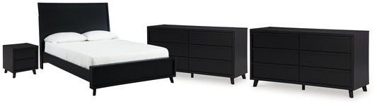 Danziar Queen Panel Bed, 2 Dressers and Nightstand