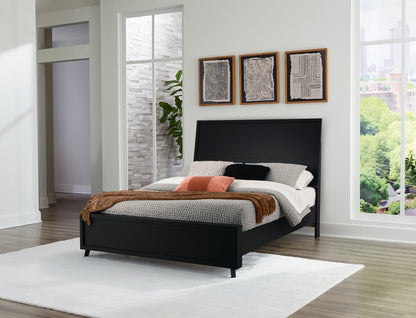 Danziar Queen Panel Platform Bed, Dresser and Mirror