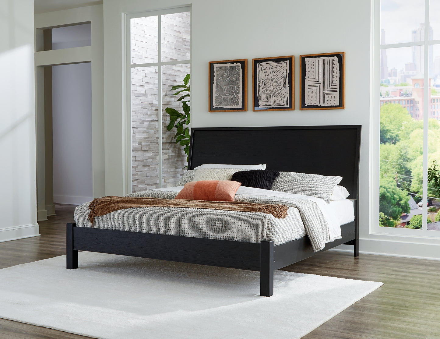 Danziar King Panel Bed