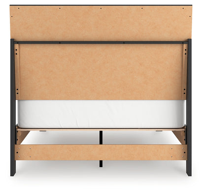 Danziar Full Panel Bed, Dresser and Mirror