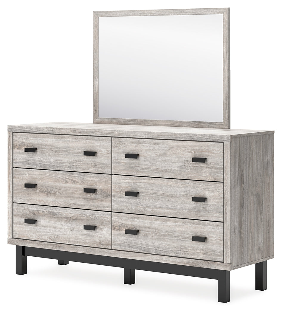 Vessalli King Panel Headboard, Dresser and Mirror