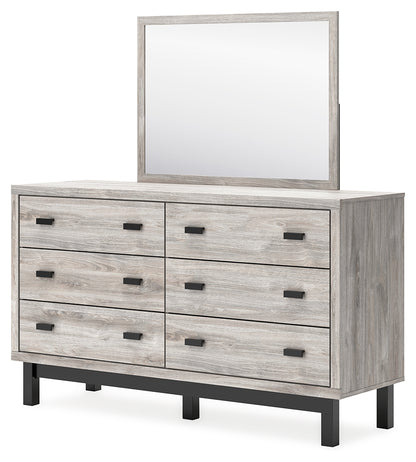 Vessalli King Panel Bed, Dresser and Mirror