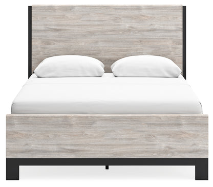 Vessalli Queen Panel Bed and Nightstand
