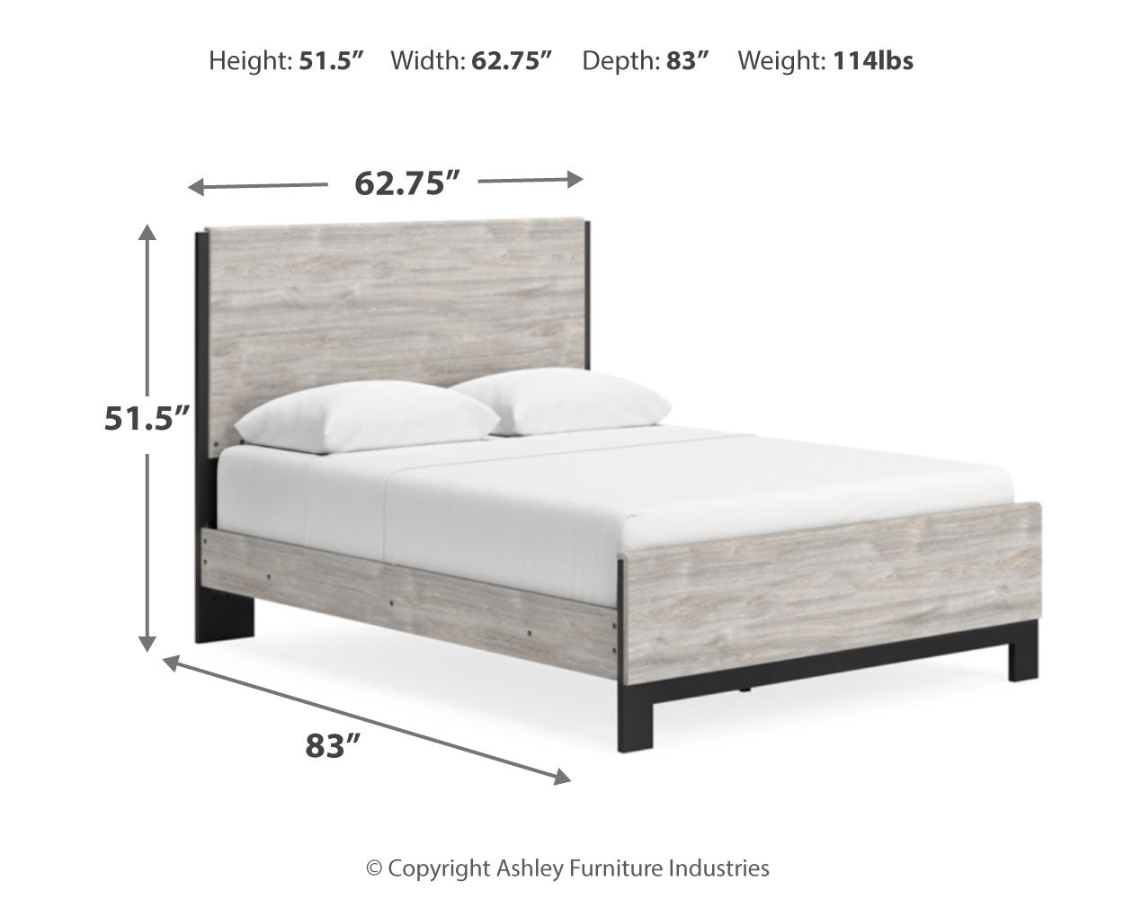 Vessalli Queen Panel Bed, Dresser, Mirror and Nightstand