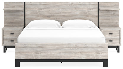 Vessalli King Panel Bed with Extensions