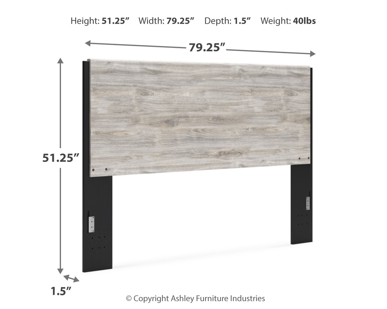 Vessalli King Panel Headboard, Dresser and Mirror