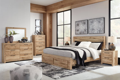 Hyanna Queen Storage Bed, Chest and Nightstand