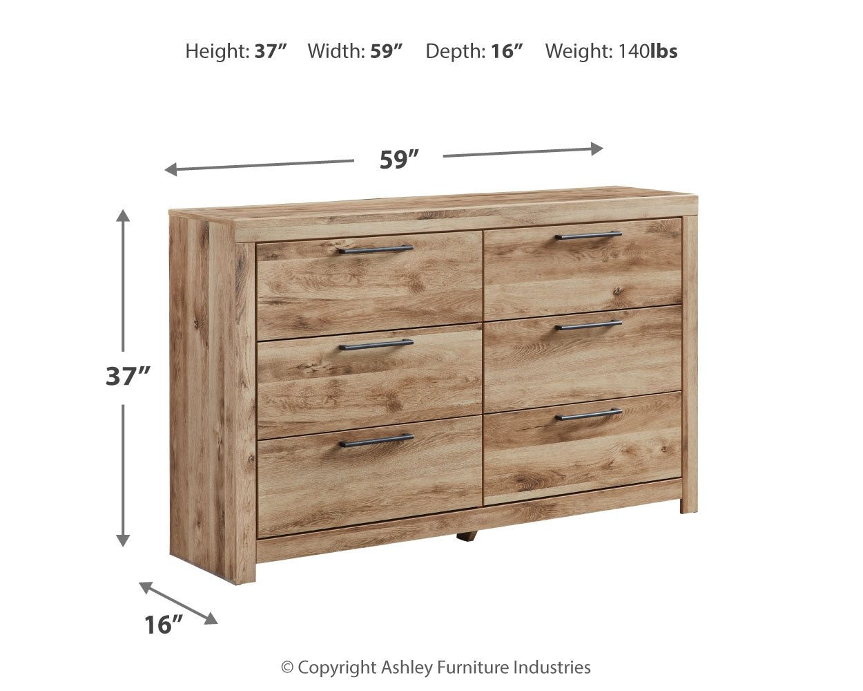 Hyanna Queen Panel Bed, Dresser, and Nightstand