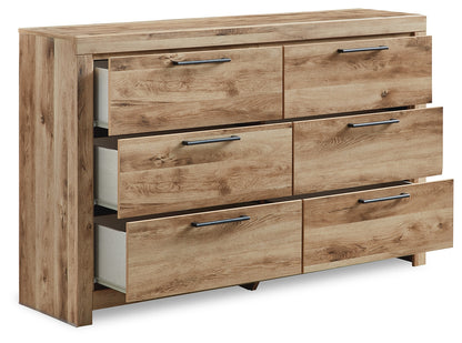 Hyanna Queen Panel Bed, Dresser, and Nightstand