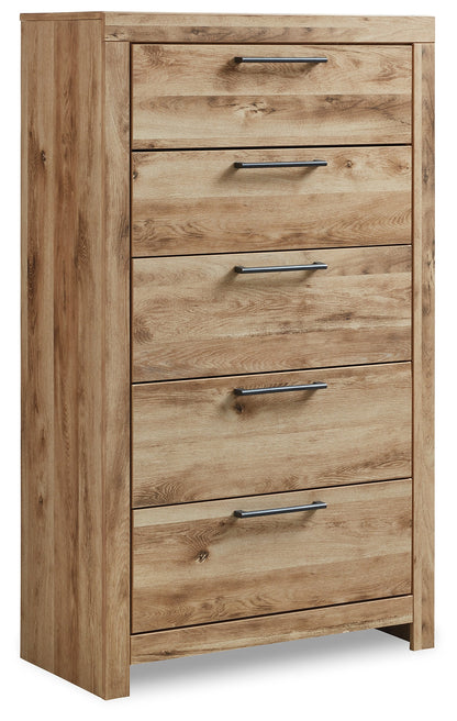 Hyanna Queen Storage Bed, Chest and Nightstand