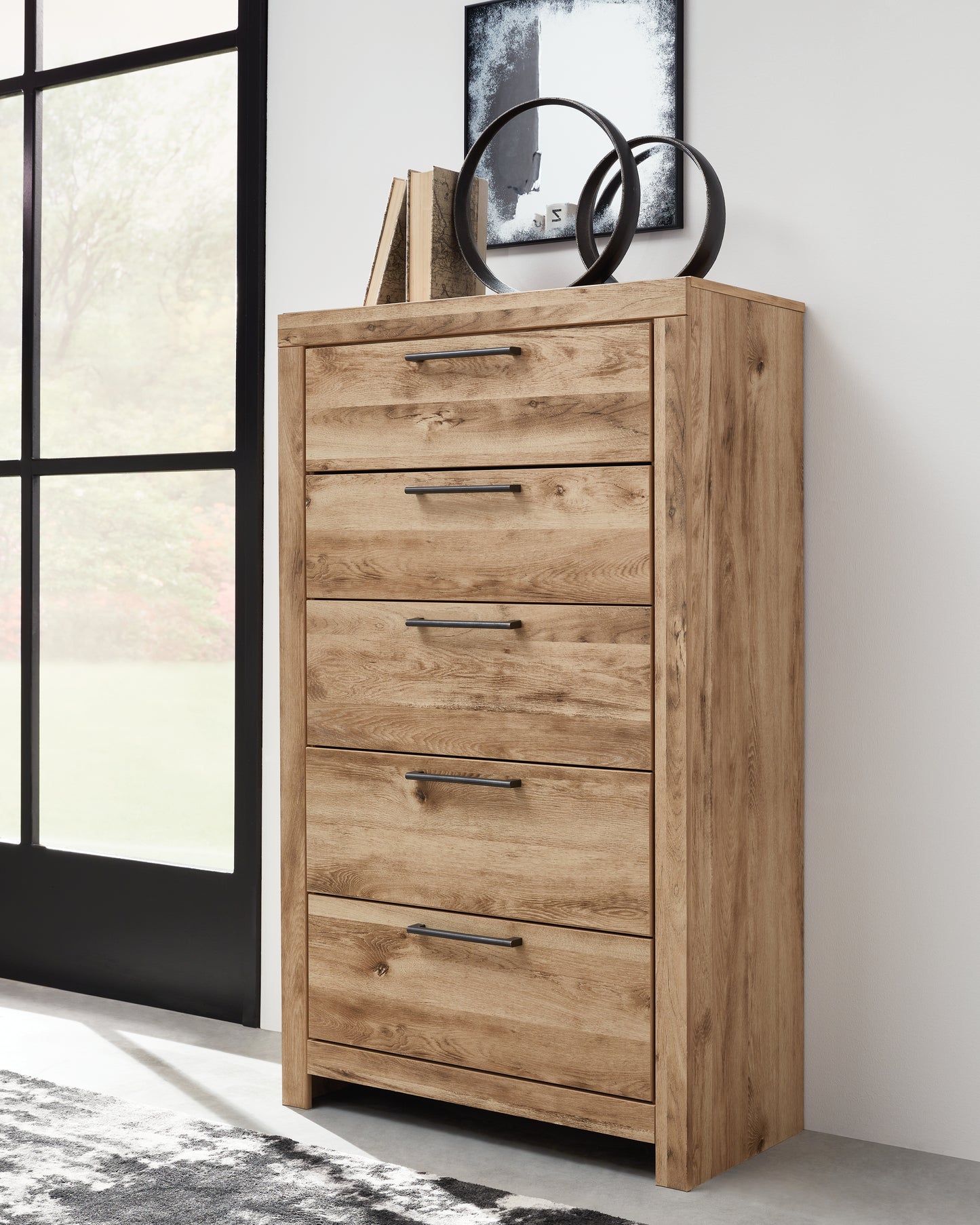 Hyanna Queen Storage Bed, Chest and Nightstand