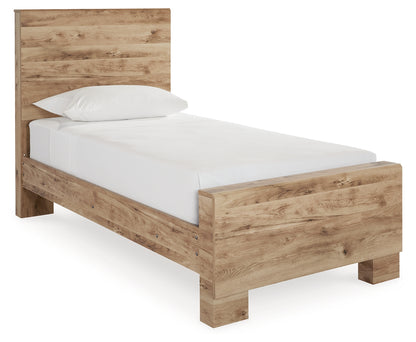 Hyanna Twin Panel Bed, Dresser and Mirror