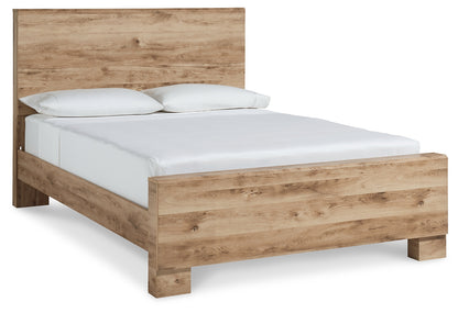 Hyanna Queen Panel Bed, Dresser, and Nightstand