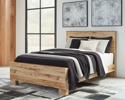 Hyanna Queen Panel Bed, Dresser, and Nightstand