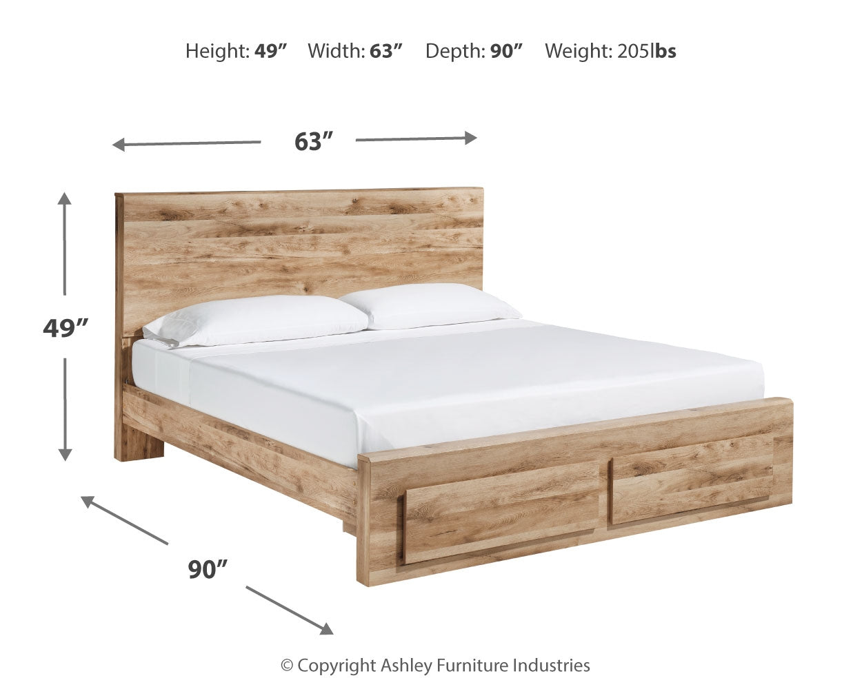 Hyanna Queen Storage Bed, Dresser and 2 Nightstands