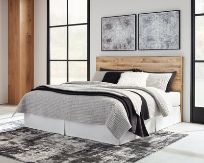 Hyanna King Panel Storage Bed, Dresser, Mirror and Nightstand