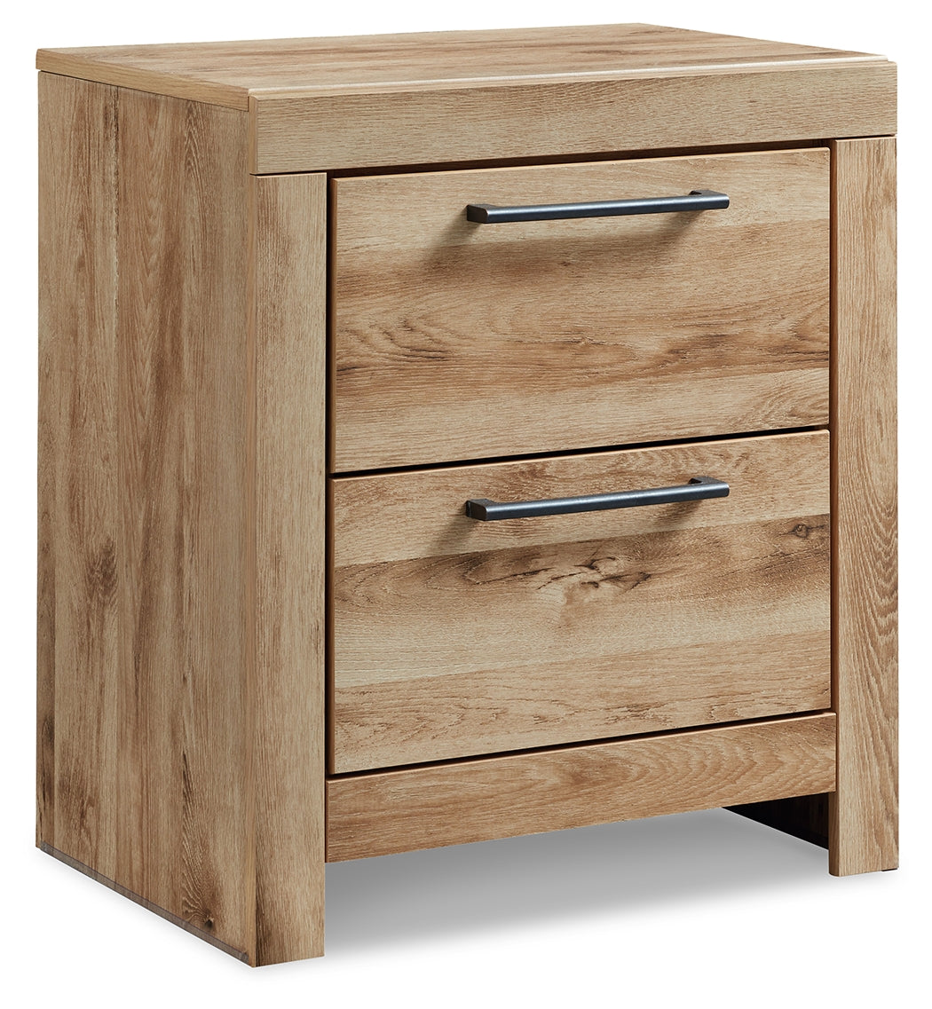 Hyanna King Panel Bed, Dresser, Mirror, and Nightstand