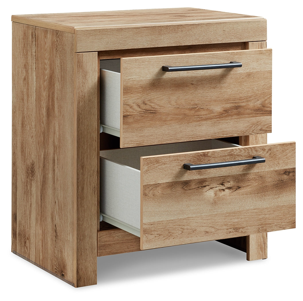 Hyanna Queen Storage Bed, Dresser and Nightstand