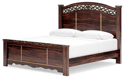 Glosmount King Poster Bed