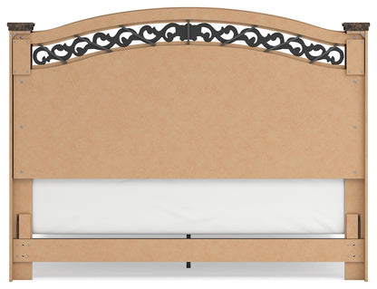 Glosmount King Poster Bed