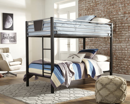 Dinsmore Twin over Twin Bunk Bed with Mattresses