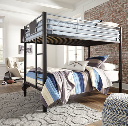 Dinsmore Twin over Twin Bunk Bed with Mattresses