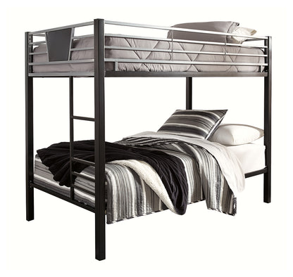 Dinsmore Twin over Twin Bunk Bed and 2 Mattresses