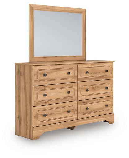 Aleaport Twin Panel Bed, Dresser and Mirror