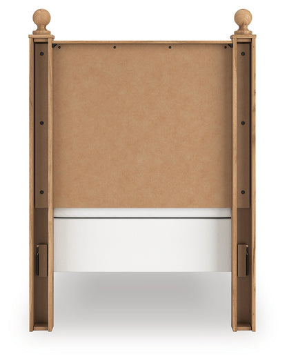 Aleaport Twin Panel Bed, Dresser and Mirror