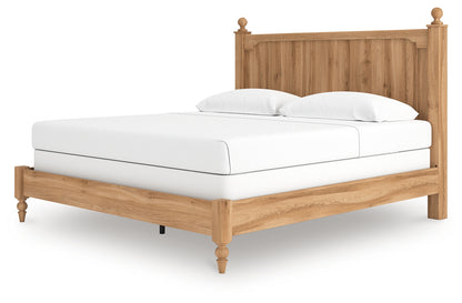 Aleaport King Panel Bed, Dresser, Mirror and Nightstand