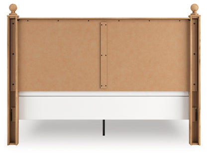 Aleaport King Panel Bed, Dresser, Mirror and Nightstand