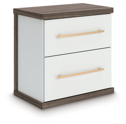 Kendanport King Upholstered Bed, Dresser and Nightstand