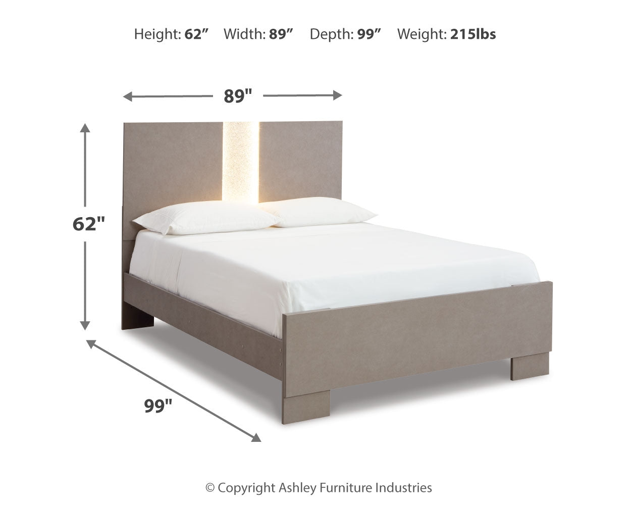 Surancha Queen Panel Bed, Dresser, Mirror and Nightstand