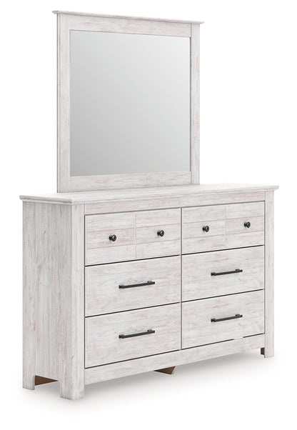 Makidern Queen Panel Bed, Dresser and Mirror