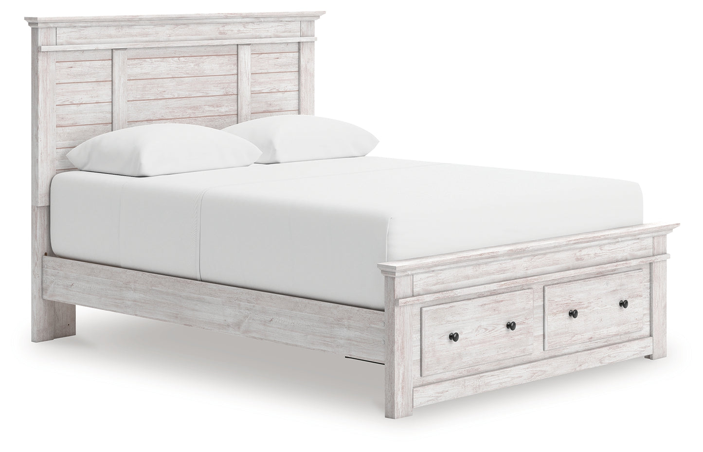 Makidern Queen Panel Storage Bed, Dresser and Mirror