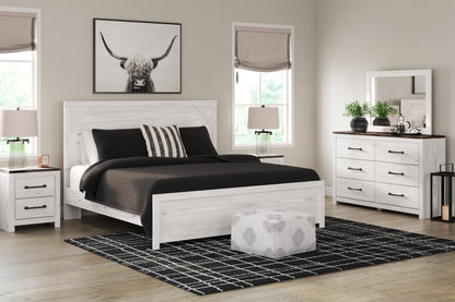 Gerridan King Panel Bed, Dresser, Mirror and 2 Nightstands