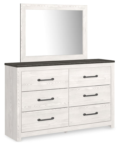 Gerridan Queen Panel Bed, Dresser, Mirror and 2 Nightstands