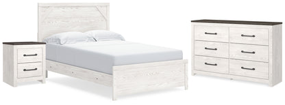 Gerridan Queen Panel Bed, Dresser and Nightstand