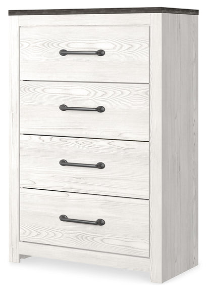 Gerridan Queen Panel Bed, Dresser, Mirror, Chest and Nightstand