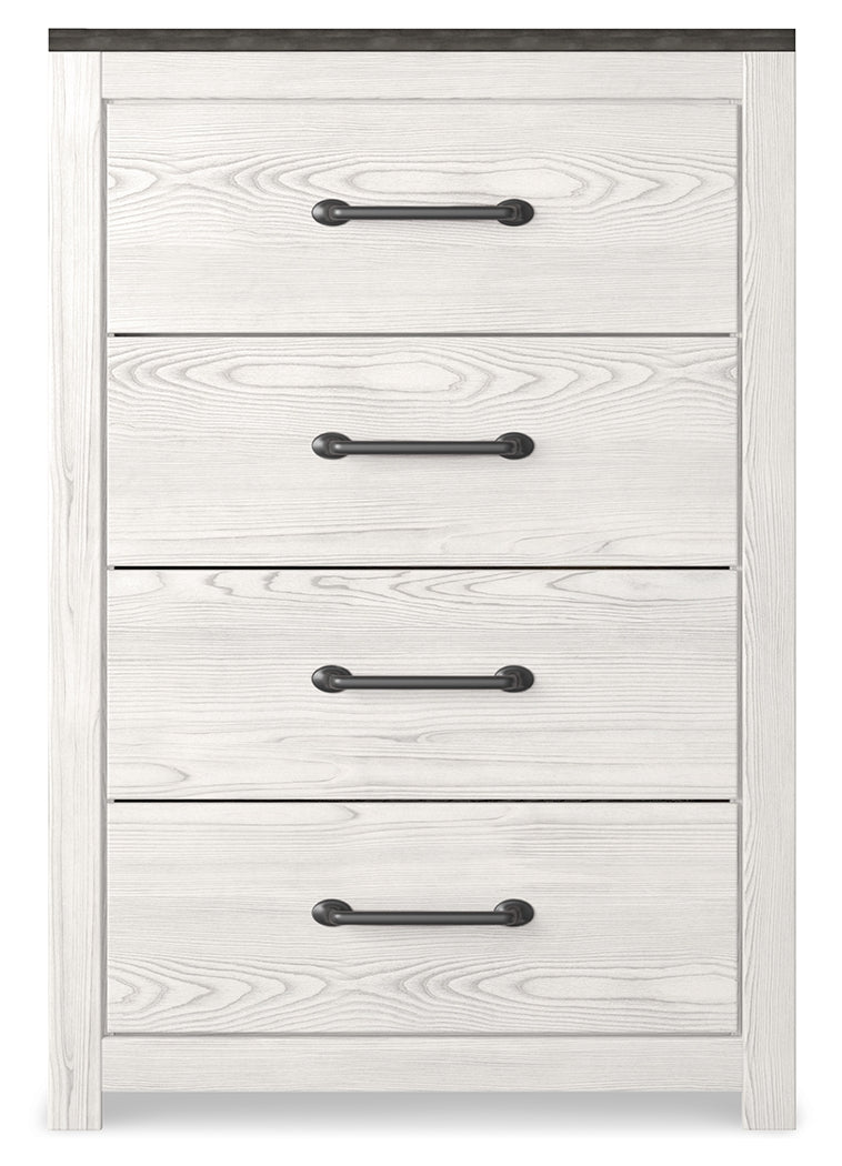 Gerridan Queen Panel Bed, Dresser, Mirror, Chest and Nightstand