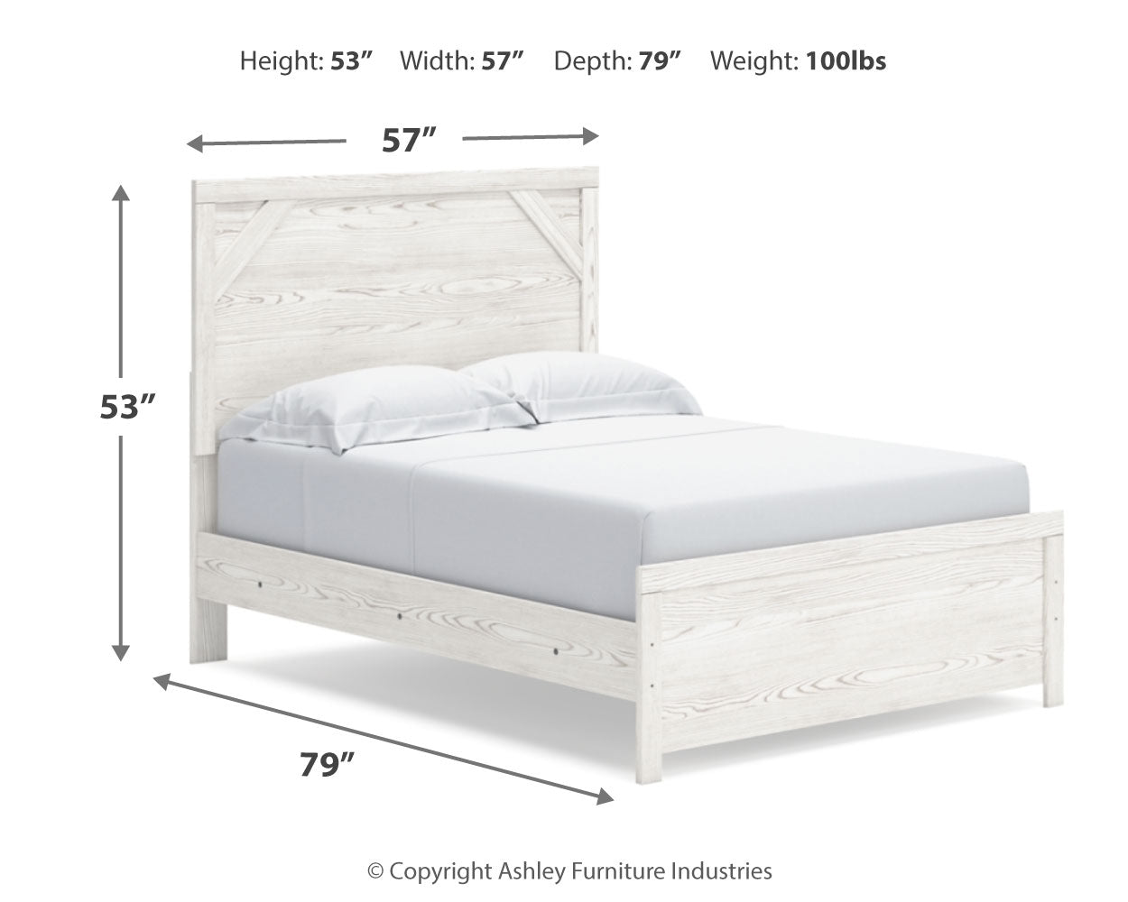 Gerridan Full Panel Bed, Dresser, Mirror and Nightstand