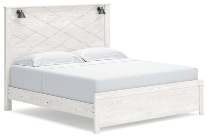 Gerridan King Panel Bed, Dresser, Mirror and Nightstand