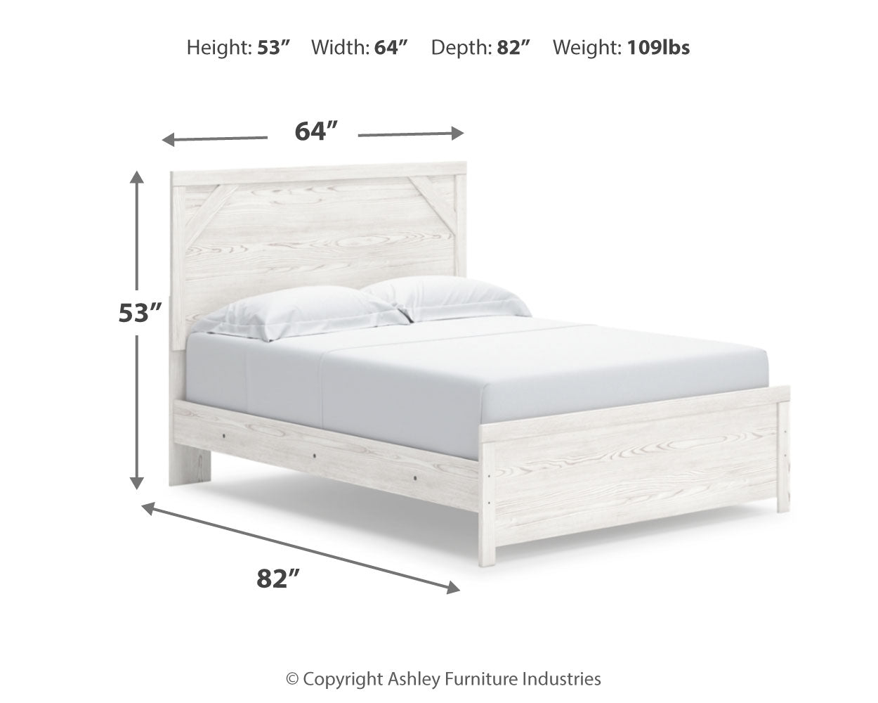 Gerridan Queen Panel Bed, Dresser and Nightstand