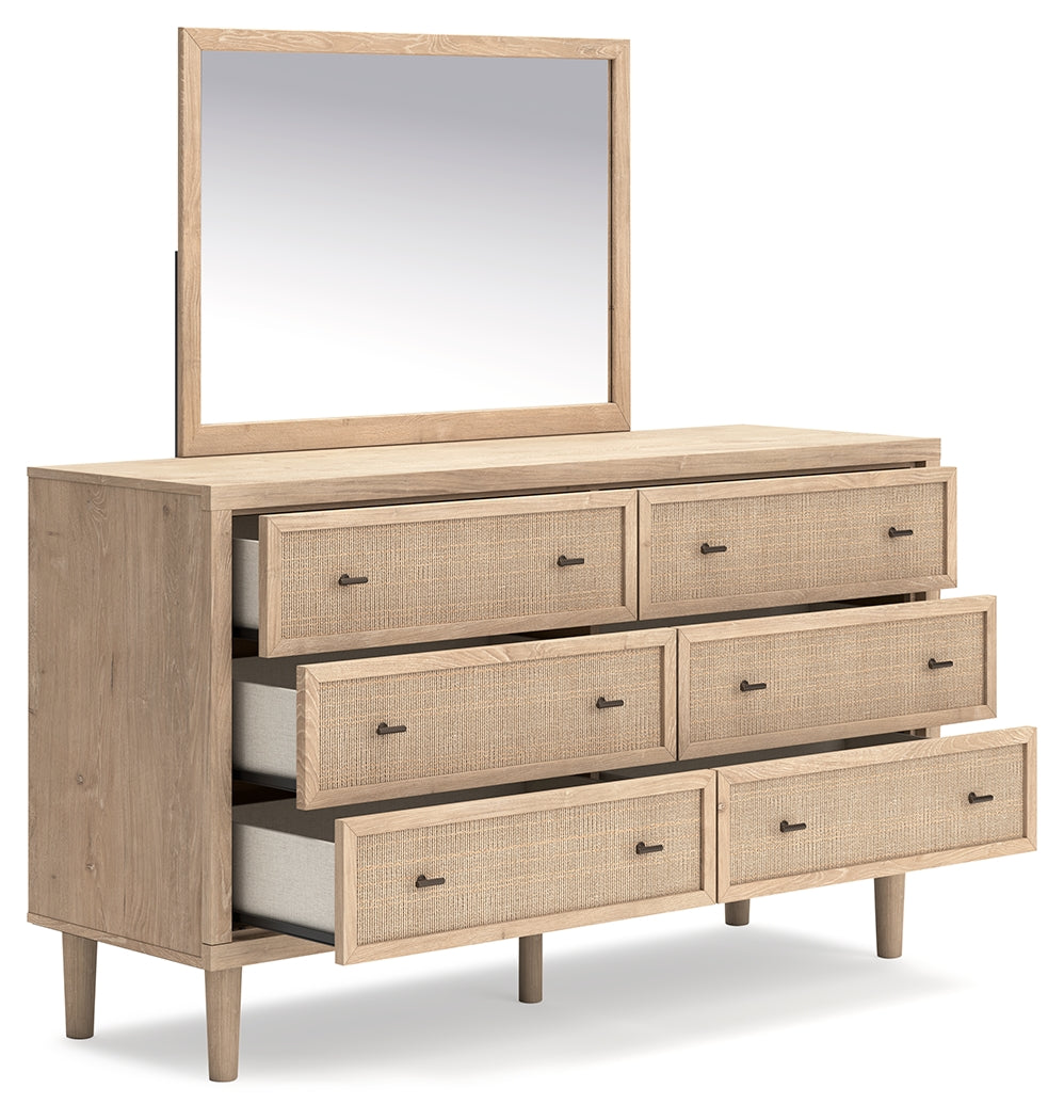 Cielden Twin Panel Bed, Dresser and Mirror