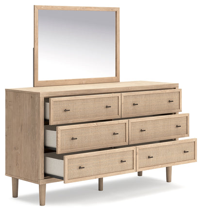 Cielden Queen Panel Bed, Dresser and Mirror