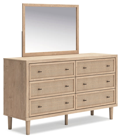 Cielden Queen Panel Bed, Dresser and Mirror