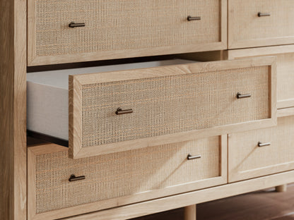 Cielden Queen Panel Bed, Dresser and Nightstand