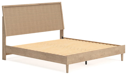 Cielden King Panel Bed, Dresser and Nightstand