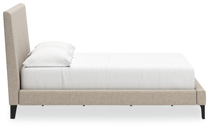 Cielden Full Upholstered Bed with Roll Slats